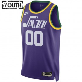 Maillot Basket Enfant Utah Jazz Clarkson 2023-24 Jordan Nike Classic Edition Violet Swingman